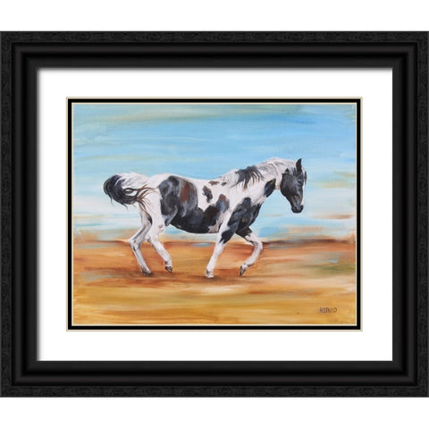 Feeling Fresh Black Ornate Wood Framed Art Print with Double Matting by Gould, Renee