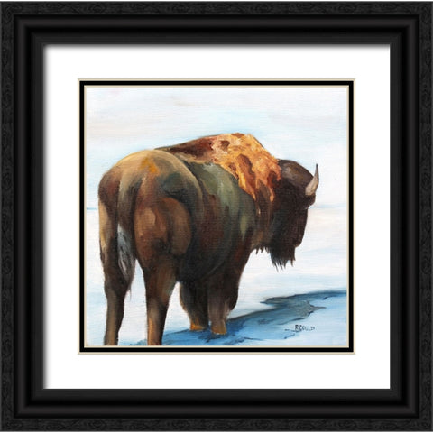 Headed East Black Ornate Wood Framed Art Print with Double Matting by Gould, Renee