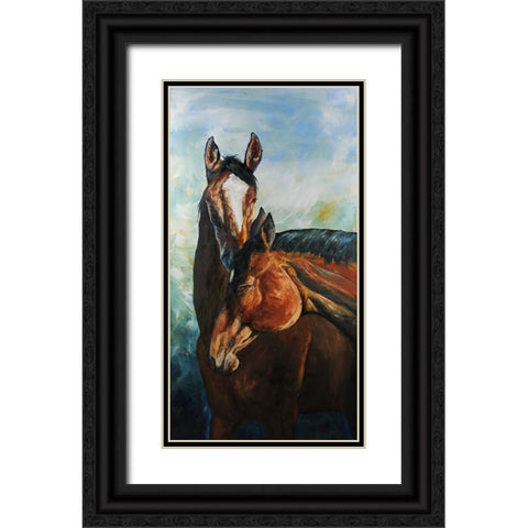 My Best Friend Black Ornate Wood Framed Art Print with Double Matting by Gould, Renee