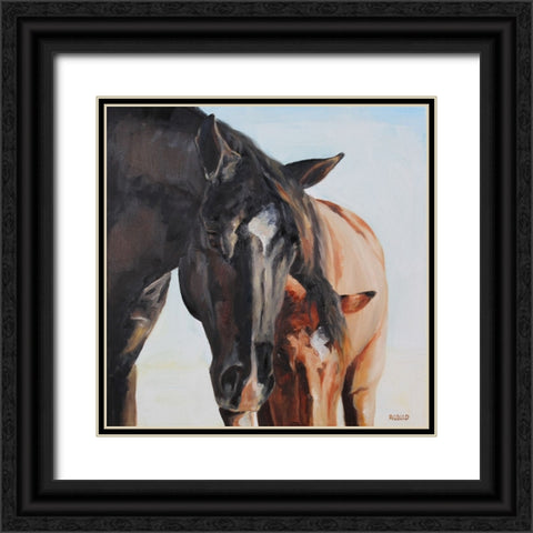 Winston Black Ornate Wood Framed Art Print with Double Matting by Gould, Renee