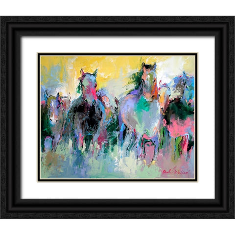 Art Wild 2 Black Ornate Wood Framed Art Print with Double Matting by Wallich, Richard