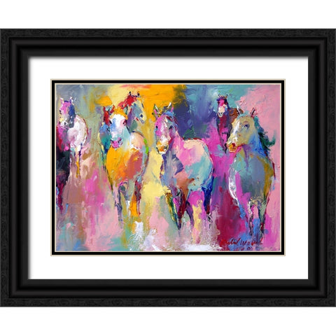 Wild Black Ornate Wood Framed Art Print with Double Matting by Wallich, Richard
