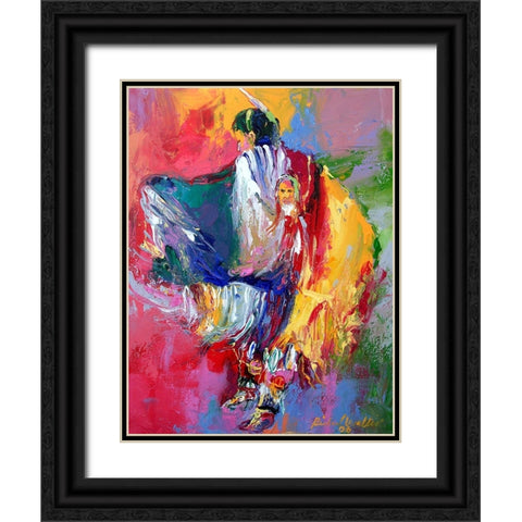 Pow Black Ornate Wood Framed Art Print with Double Matting by Wallich, Richard