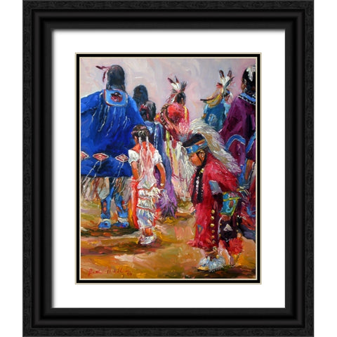 War Black Ornate Wood Framed Art Print with Double Matting by Wallich, Richard