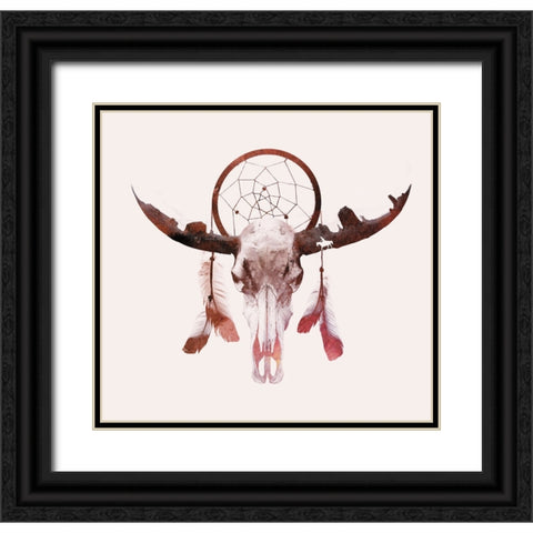 Deadly Desert Black Ornate Wood Framed Art Print with Double Matting by Farkas, Robert