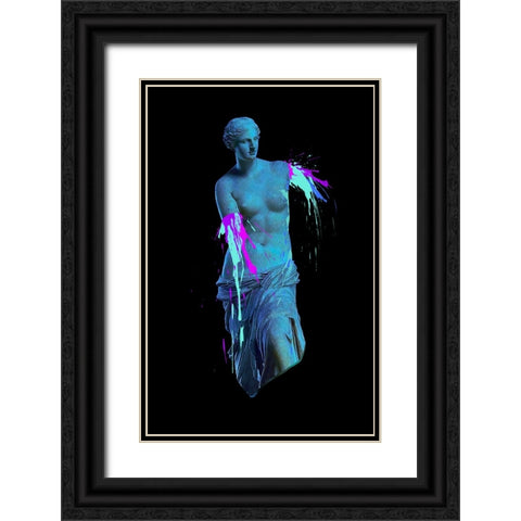 Ancient Accident Black Ornate Wood Framed Art Print with Double Matting by Farkas, Robert