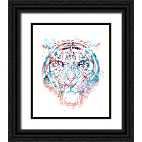 Hidden Information Black Ornate Wood Framed Art Print with Double Matting by Farkas, Robert