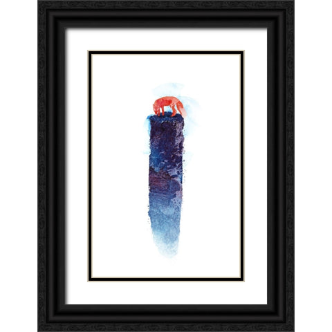 Where Do We Go Now Black Ornate Wood Framed Art Print with Double Matting by Farkas, Robert