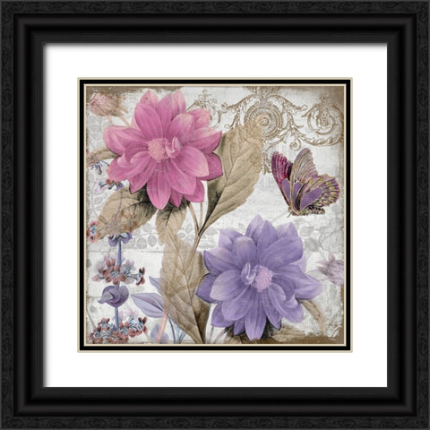 Victorian Romance I Black Ornate Wood Framed Art Print with Double Matting by Sasha