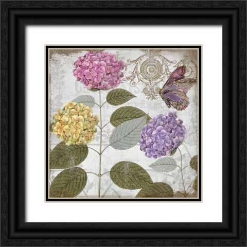 Victorian Romance II Black Ornate Wood Framed Art Print with Double Matting by Sasha