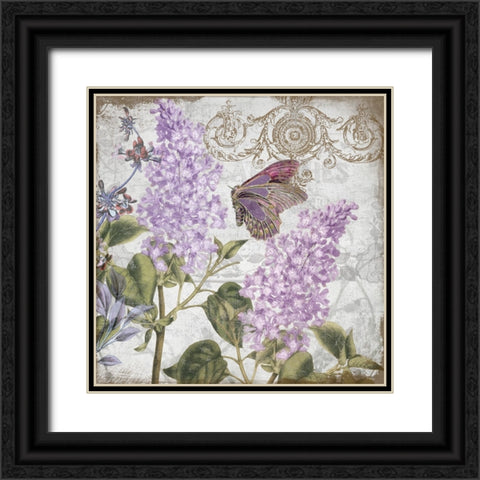 Victorian Romance III Black Ornate Wood Framed Art Print with Double Matting by Sasha