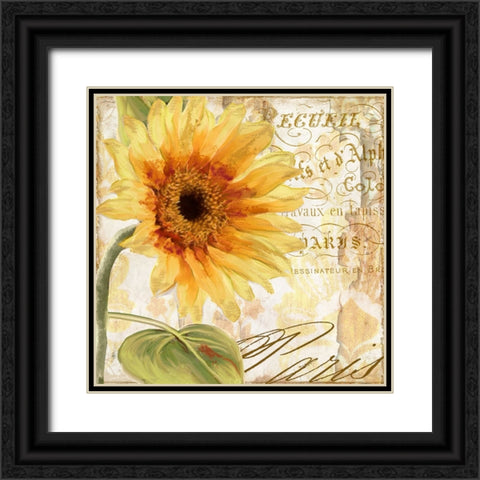 Ete I Black Ornate Wood Framed Art Print with Double Matting by Sasha