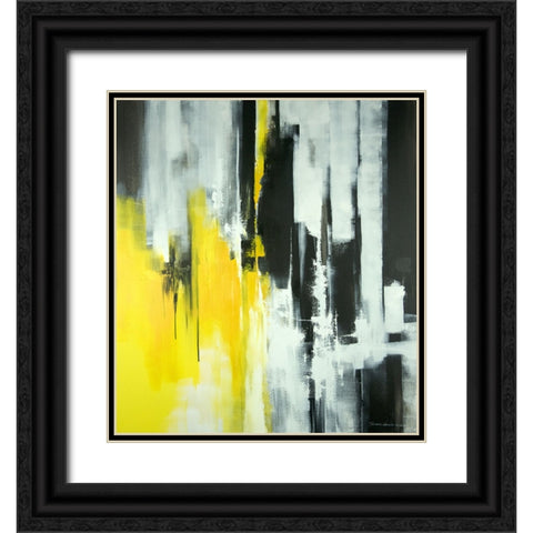 Life Black Ornate Wood Framed Art Print with Double Matting by Leung, Thomas