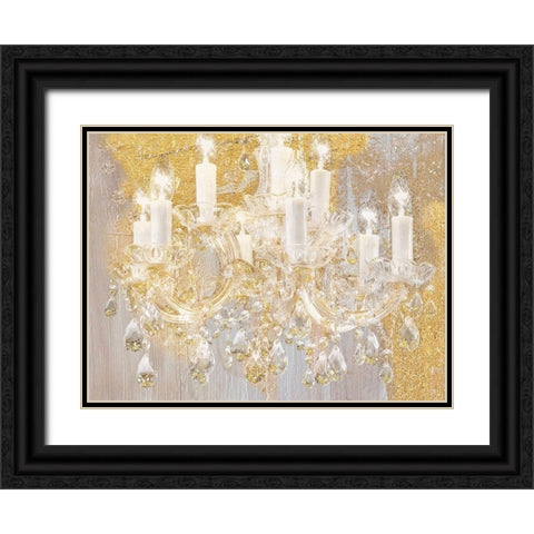 Treasured Cottage Black Ornate Wood Framed Art Print with Double Matting by Lavoie, Tina