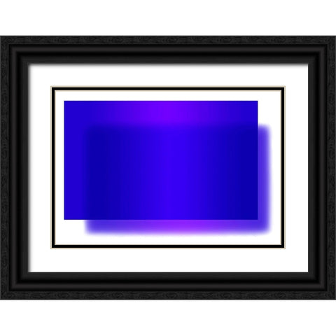 Cobalt Black Ornate Wood Framed Art Print with Double Matting by Lavoie, Tina