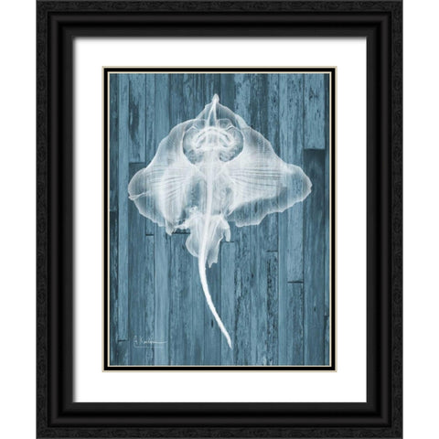 Skate Wood Black Ornate Wood Framed Art Print with Double Matting by Koetsier, Albert