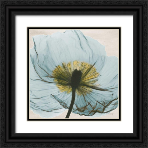 Dream in Pale Blue Black Ornate Wood Framed Art Print with Double Matting by Koetsier, Albert