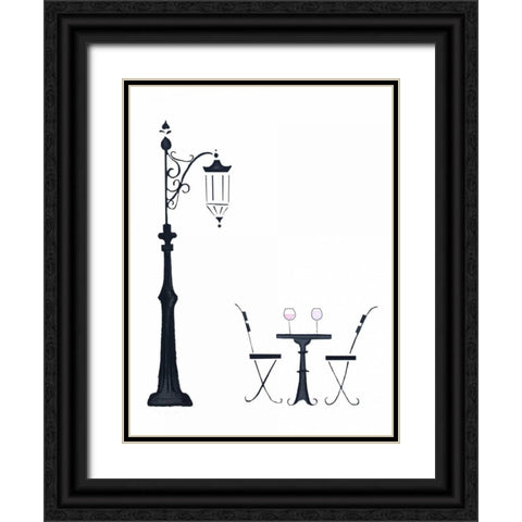 Late Lunch Black Ornate Wood Framed Art Print with Double Matting by Zyburt, Alicia