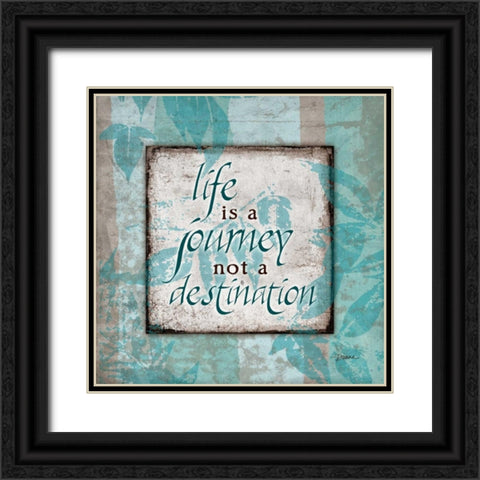 Spa Journey Black Ornate Wood Framed Art Print with Double Matting by Stimson, Diane