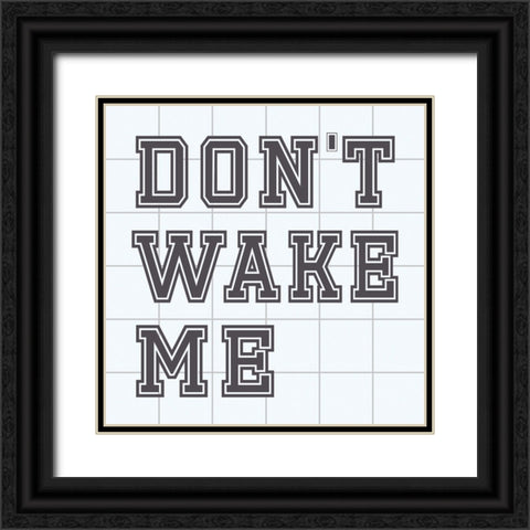 Dont Wake Me Black Ornate Wood Framed Art Print with Double Matting by Stimson, Diane
