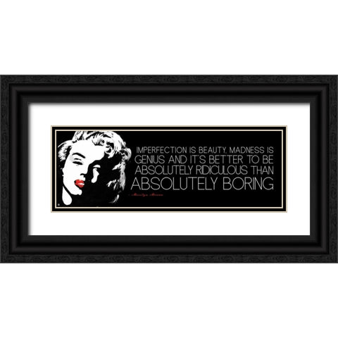 Monroe B Black Ornate Wood Framed Art Print with Double Matting by Rodriquez Jr, Enrique
