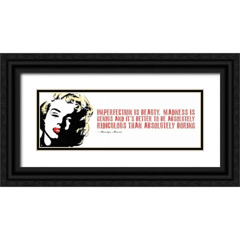 Monroe D Black Ornate Wood Framed Art Print with Double Matting by Rodriquez Jr, Enrique