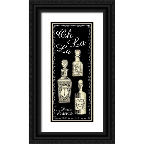 Perfume 1 Black Ornate Wood Framed Art Print with Double Matting by Gibbons, Lauren
