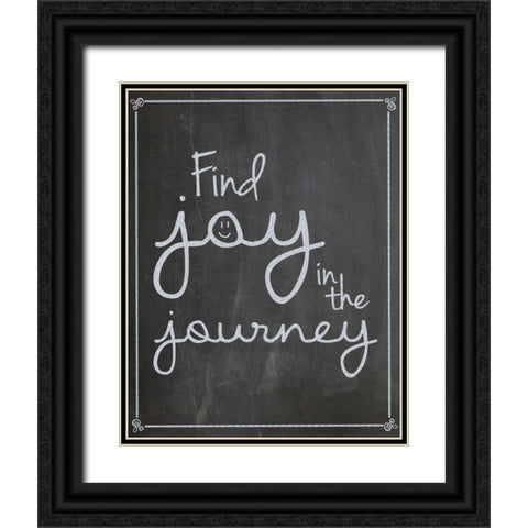 Find Joy in Journey Black Ornate Wood Framed Art Print with Double Matting by Gibbons, Lauren