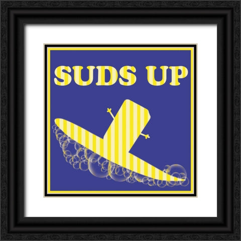 Suds Up Black Ornate Wood Framed Art Print with Double Matting by Gibbons, Lauren