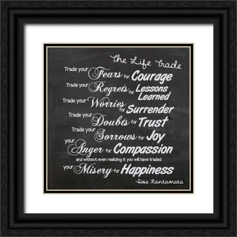 Life Trade White Black Ornate Wood Framed Art Print with Double Matting by Gibbons, Lauren