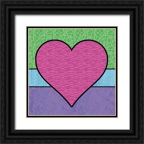 Highlighter Love Black Ornate Wood Framed Art Print with Double Matting by Gibbons, Lauren