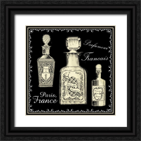 Perfume Noir 2 Black Ornate Wood Framed Art Print with Double Matting by Gibbons, Lauren