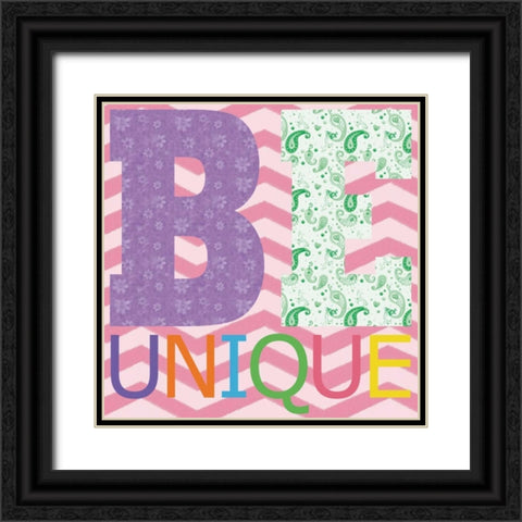Be Unique Black Ornate Wood Framed Art Print with Double Matting by Gibbons, Lauren