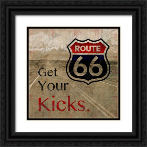 Get your Kicks Black Ornate Wood Framed Art Print with Double Matting by Gibbons, Lauren