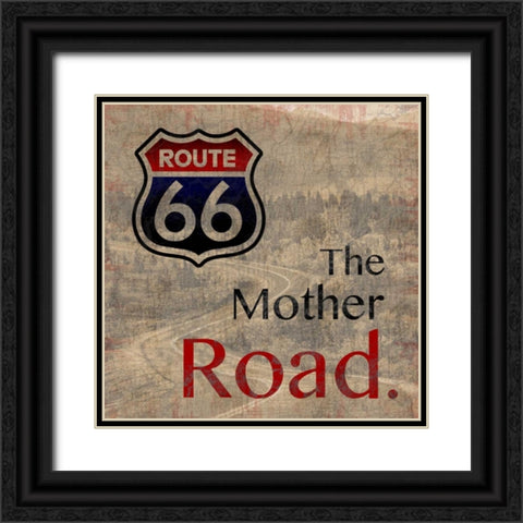 Mother Road Black Ornate Wood Framed Art Print with Double Matting by Gibbons, Lauren