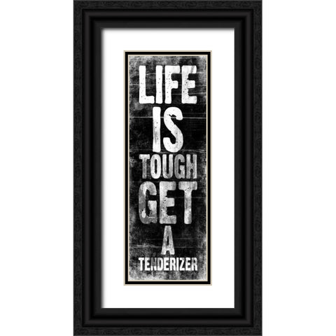 Tenderizer Black Ornate Wood Framed Art Print with Double Matting by Grey, Jace