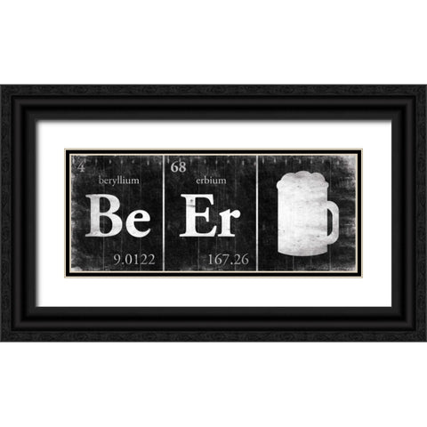 BeEr Black Ornate Wood Framed Art Print with Double Matting by Grey, Jace