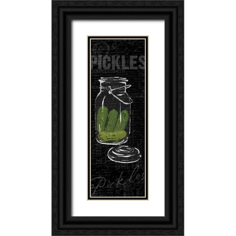 Pickles Black Ornate Wood Framed Art Print with Double Matting by Grey, Jace