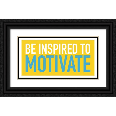 Inspired Black Ornate Wood Framed Art Print with Double Matting by Grey, Jace