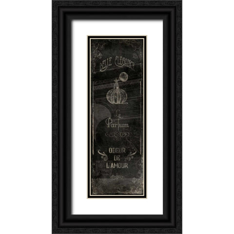 Belle Elegance Black Black Ornate Wood Framed Art Print with Double Matting by Grey, Jace