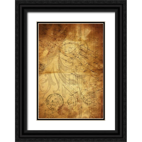 Paris H Black Ornate Wood Framed Art Print with Double Matting by Grey, Jace