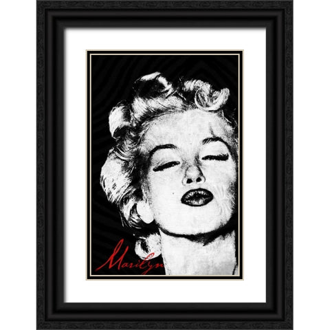 Monroe A Black Ornate Wood Framed Art Print with Double Matting by Grey, Jace