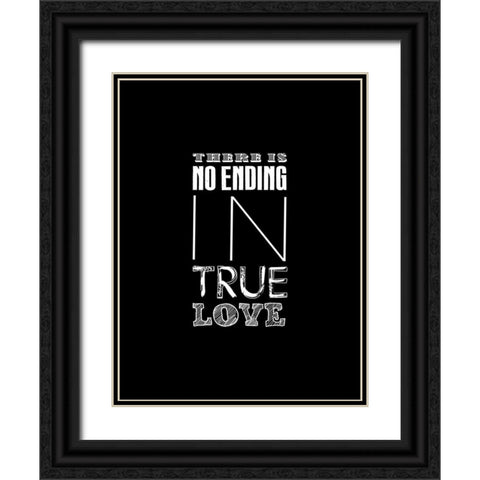 True Love 2 Black Ornate Wood Framed Art Print with Double Matting by Grey, Jace