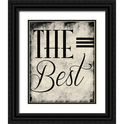 The Best Black Ornate Wood Framed Art Print with Double Matting by Grey, Jace