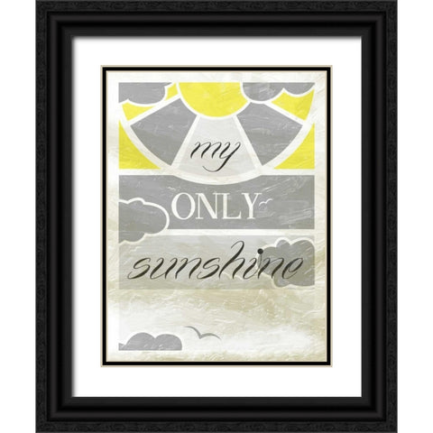 Sunshine Mate Black Ornate Wood Framed Art Print with Double Matting by Grey, Jace