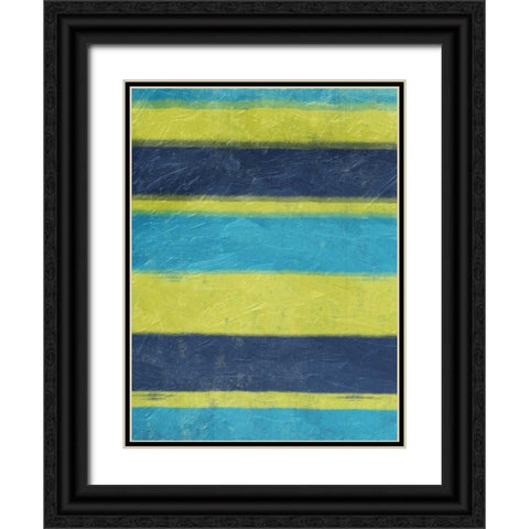 Cool Hues 2 Black Ornate Wood Framed Art Print with Double Matting by Grey, Jace