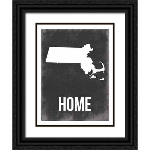 Mass Home Black Ornate Wood Framed Art Print with Double Matting by Grey, Jace