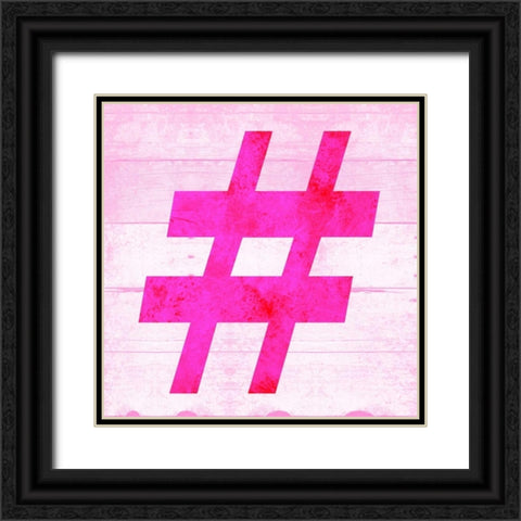 SHIFT KEY # Black Ornate Wood Framed Art Print with Double Matting by Grey, Jace