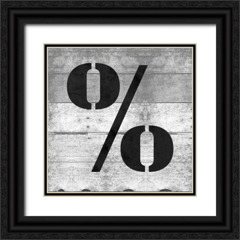 SHIFT KEY% Black Ornate Wood Framed Art Print with Double Matting by Grey, Jace