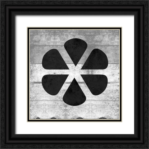 SHIFT KEY Black Ornate Wood Framed Art Print with Double Matting by Grey, Jace